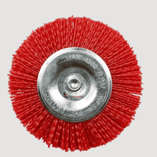 Wheel Wire Brush Malfah Circular 75mm, Heavy Duty Rust & Paint Removal Tool