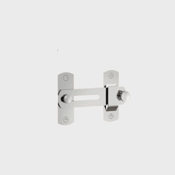 Bitnex 180° Barn Door Lock, Durable Stainless Steel Sliding Latch