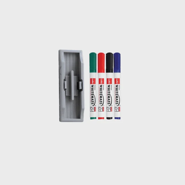 Cello Whiteboard Markers (Set of 4 & Duster) The Ultimate Office & Classroom Companion