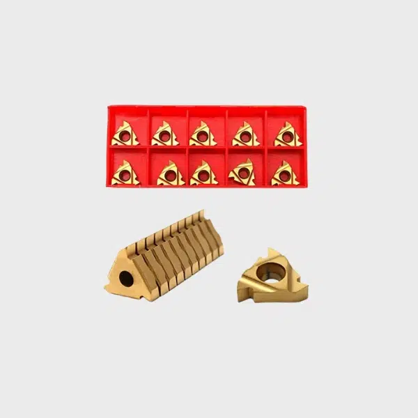EN-VOLANT 16IR AG60 Threading Inserts Kit 10pcs Carbide Lathe Tool for CNC Metal Turning