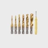 Drill Tap Bit with Center Punch 7 Pcs 1/4" HASTHIP
