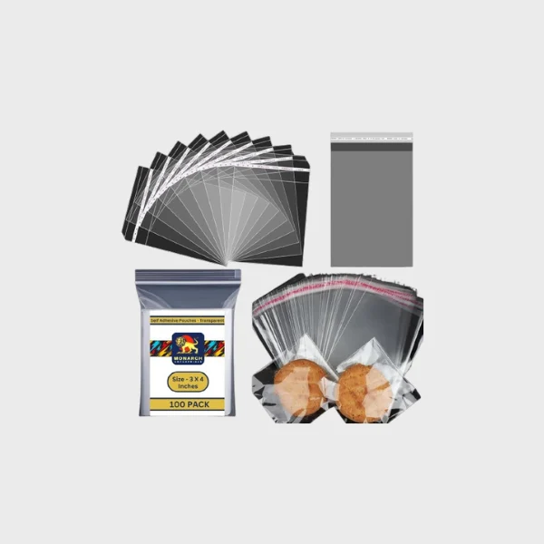 MONARCH Transparent Leakproof Poly Bags