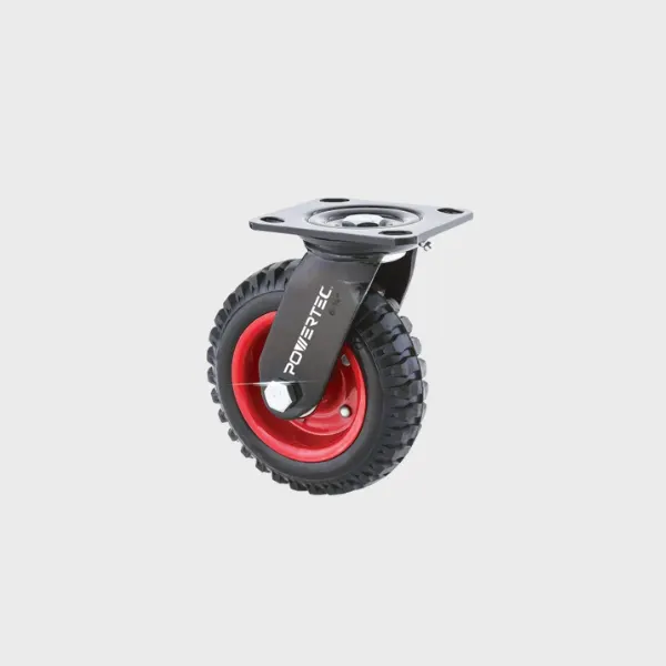 Caster Wheel (330 lbs), 6.25" Swivel, Heavy-Duty, POWERTEC
