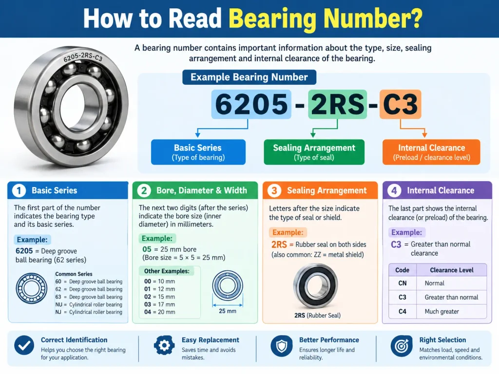 Bearing Number Structure