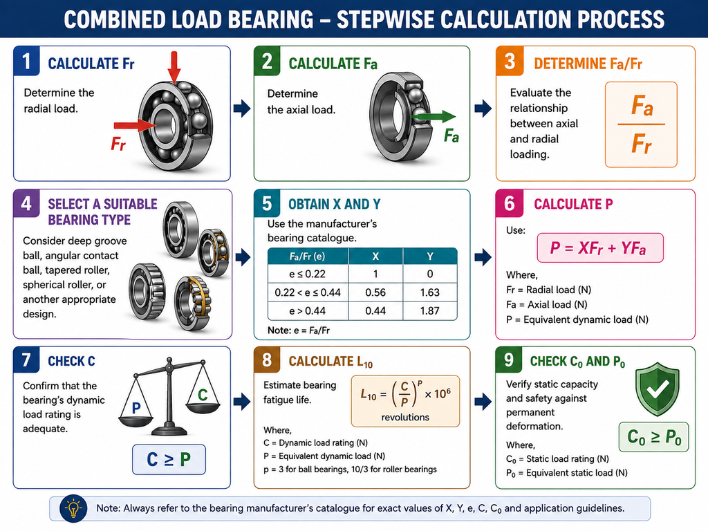 Combined Load Bearing Calculation Flowchart
