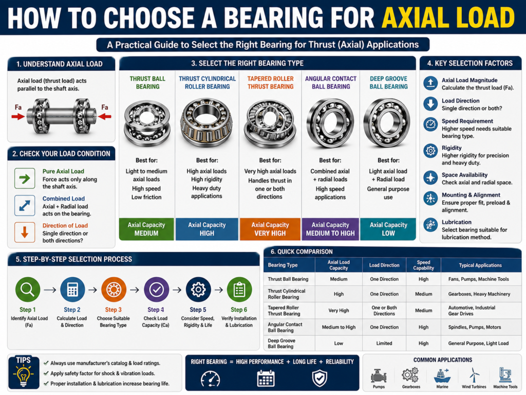 How to Choose a Bearing for Axial Load