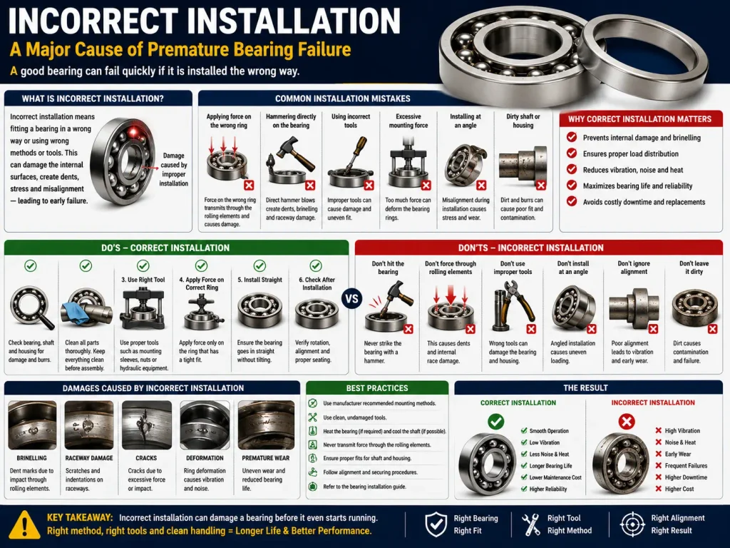 Incorrect Installation