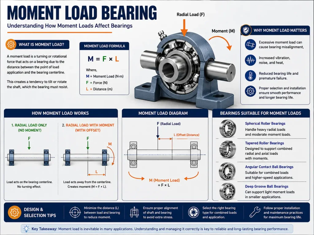 Moment Load in Bearing