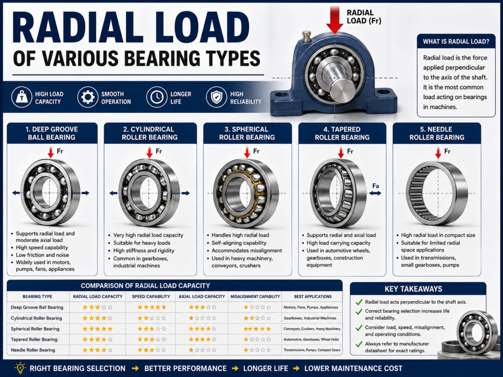 Radial Load Bearing Selection