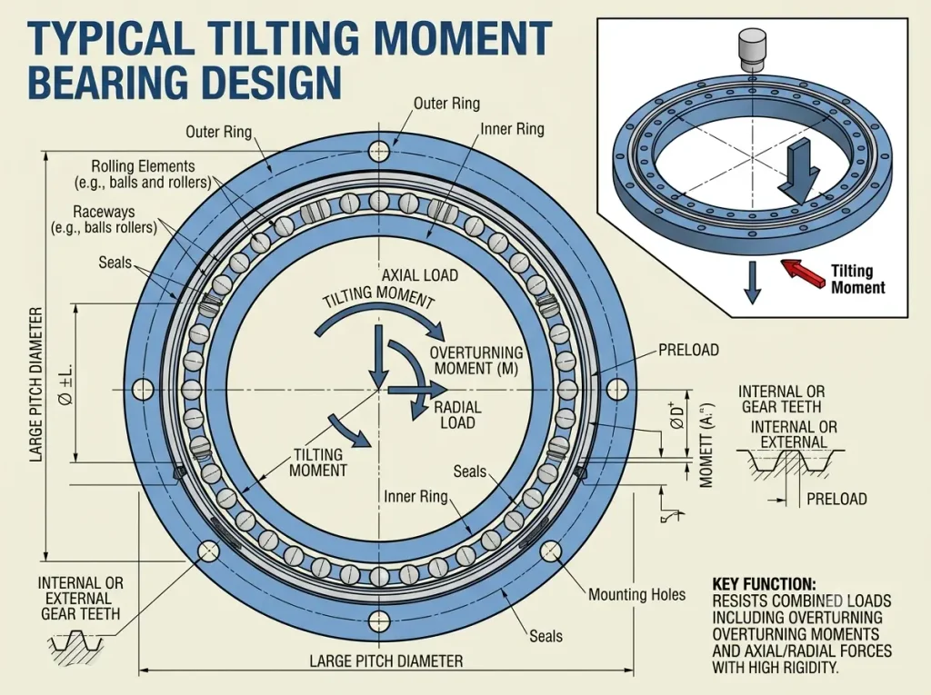 Tilting Moment Bearing