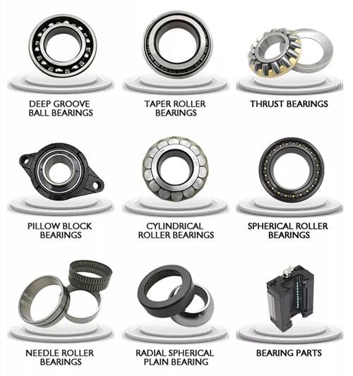 most common types of bearings