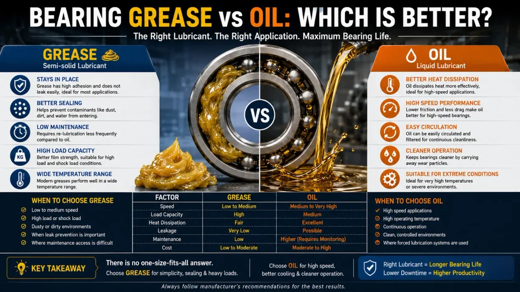 Bearing Grease or Oil: Which Is Better?