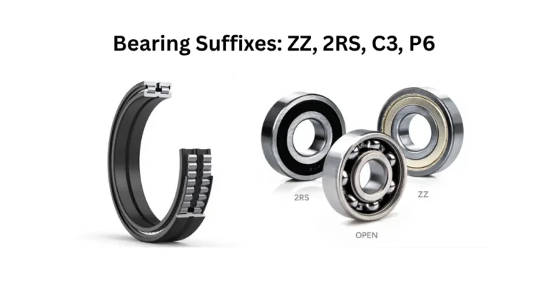 Bearing Suffixes: ZZ, 2RS, C3, P6