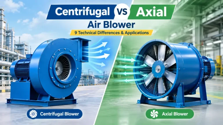 Centrifugal vs Axial Air Blower