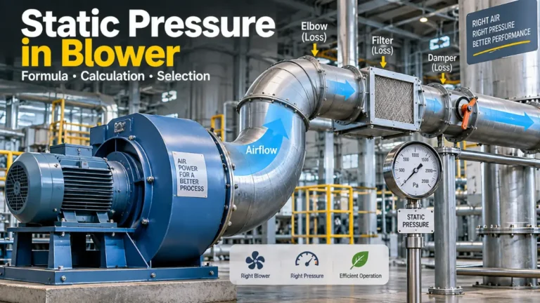 What Is Static Pressure in a Blower?