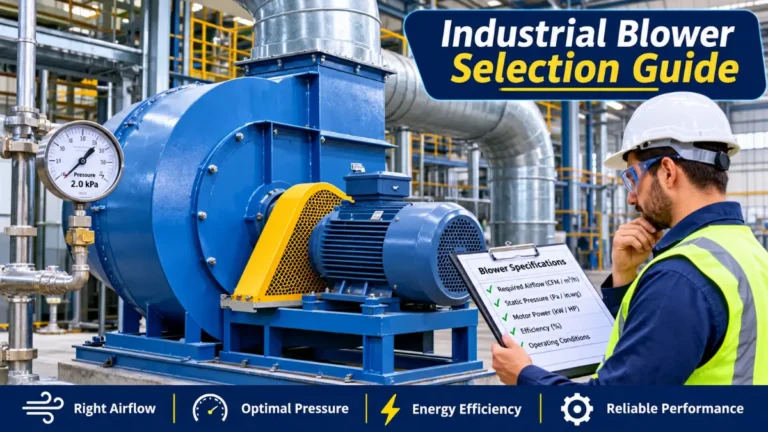 Right Industrial Blower Selection Guide