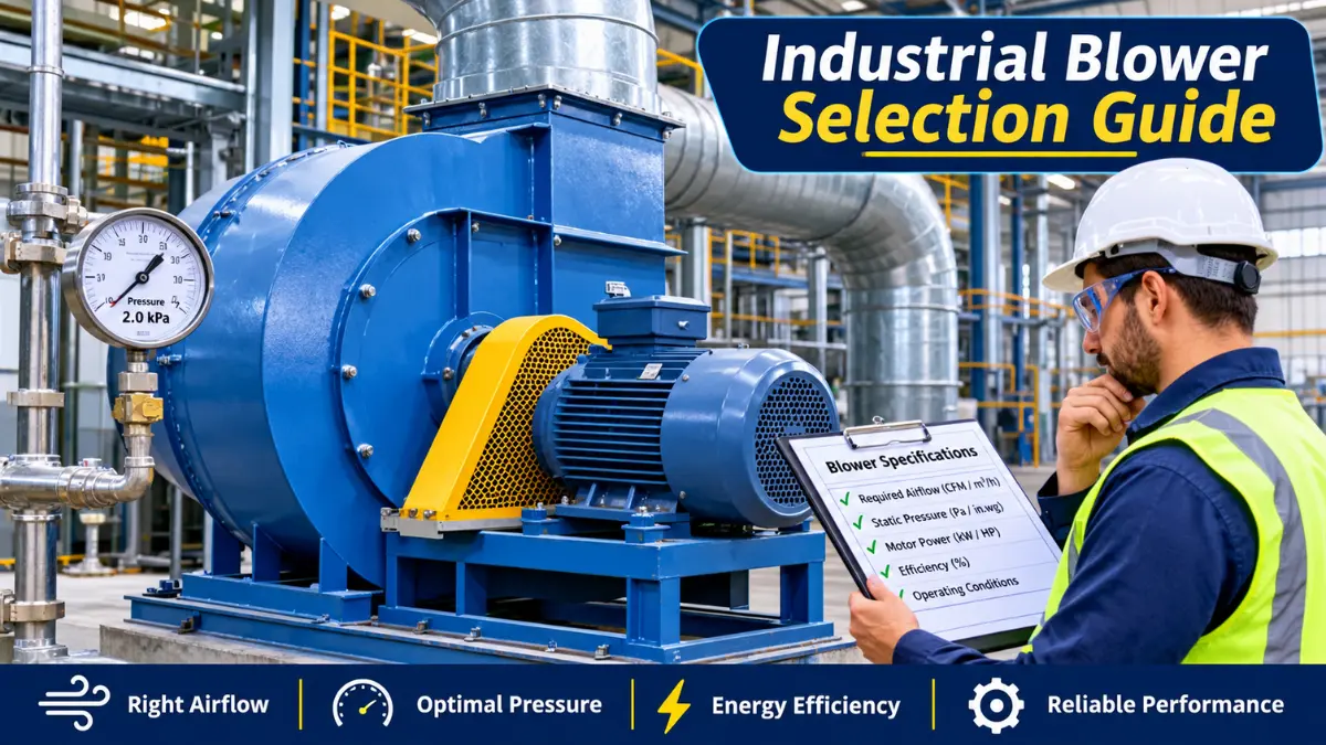 Right Industrial Blower Selection Guide