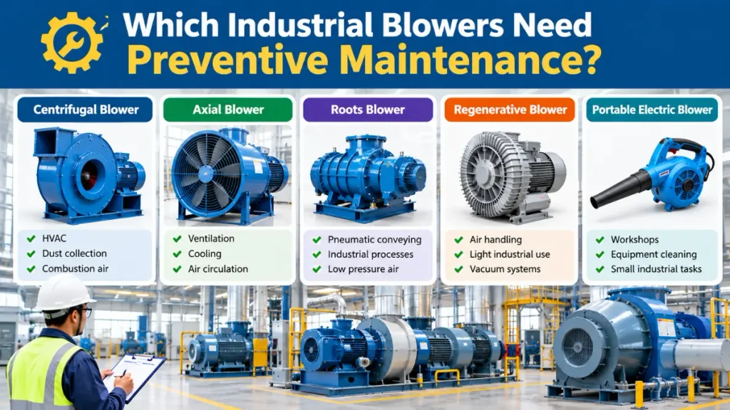 Which Industrial Blowers Need Preventive Maintenance